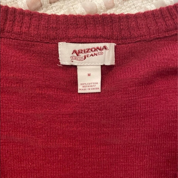 ✨2/$10 (M) Burgandy Cardigan - Picture 3 of 3